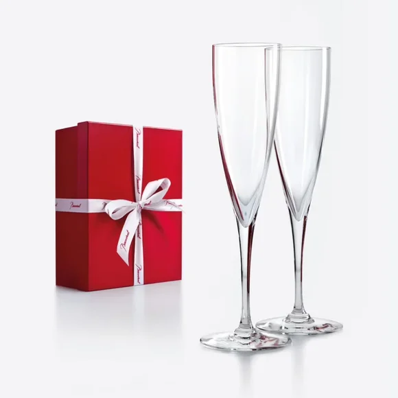 BACCARAT Dom Perignon Flute Set - Picture 1 of 6